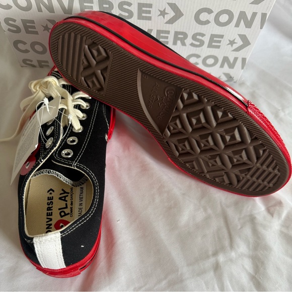 NWT Converse Commes Des Garçon low tops US9 - Picture 7 of 7